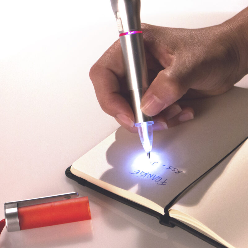Penna a sfera con torcia LED - immagine 5
