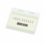 Porta badge orizzontale