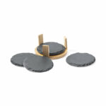 Set di sottobicchieri in ardesia - immagine 3
