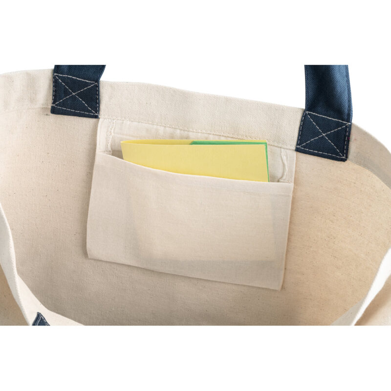 Borsa 100% in tela di cotone (280 g/m²), - immagine 2