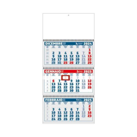 Calendario Trittico Con Cursore