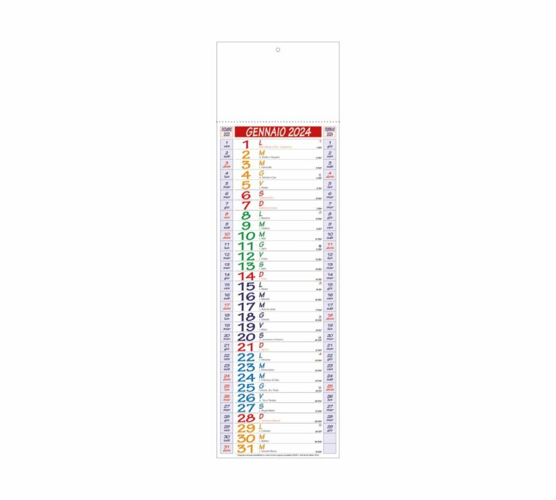 Calendario Olandese Silhouette - immagine 2