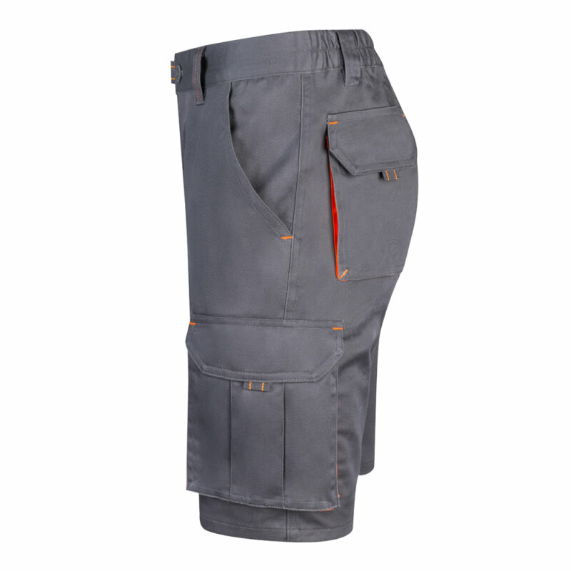 Bermuda bicolore elasticizzati con tasche - immagine 3