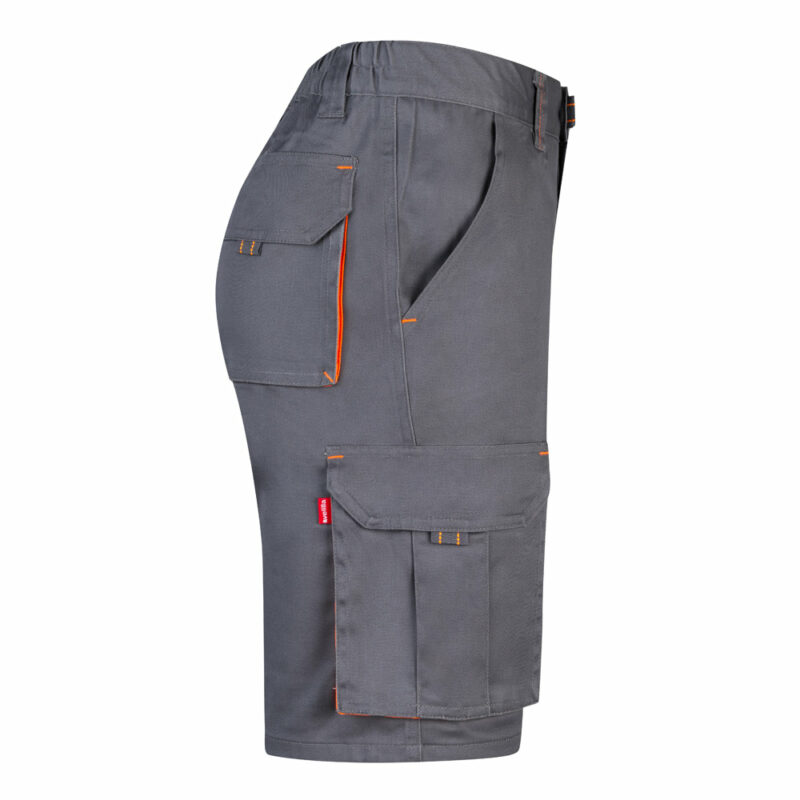 Bermuda bicolore elasticizzati con tasche - immagine 4