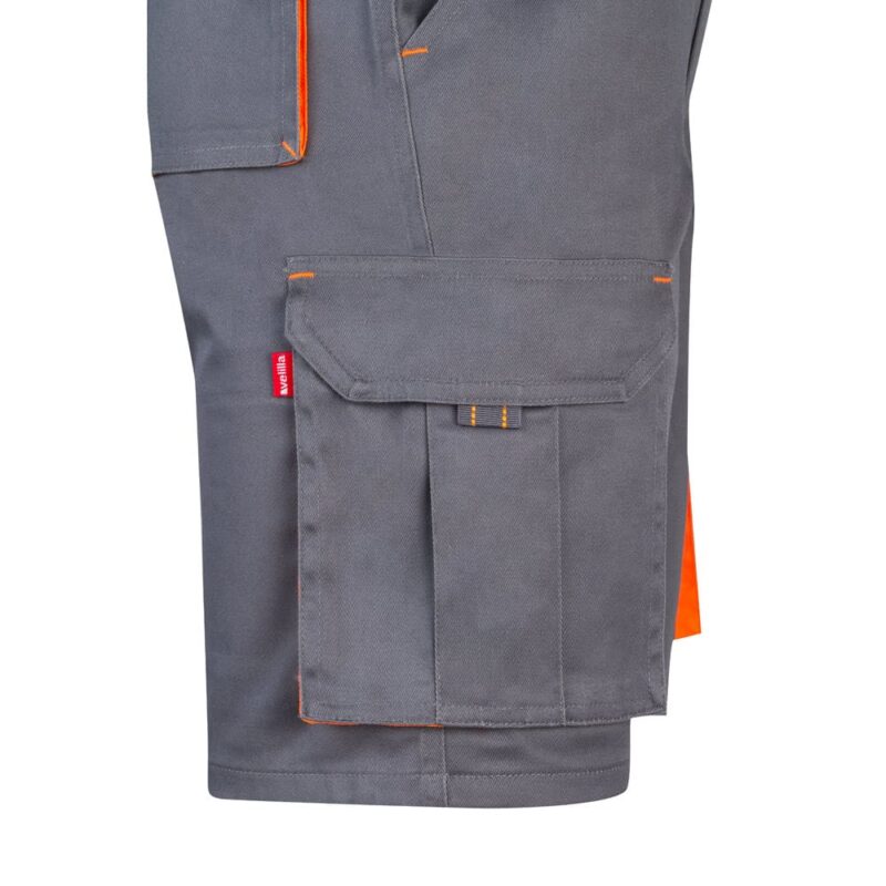 Bermuda bicolore elasticizzati con tasche - immagine 5