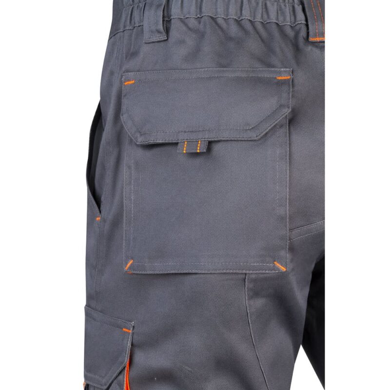 Bermuda bicolore elasticizzati con tasche - immagine 6
