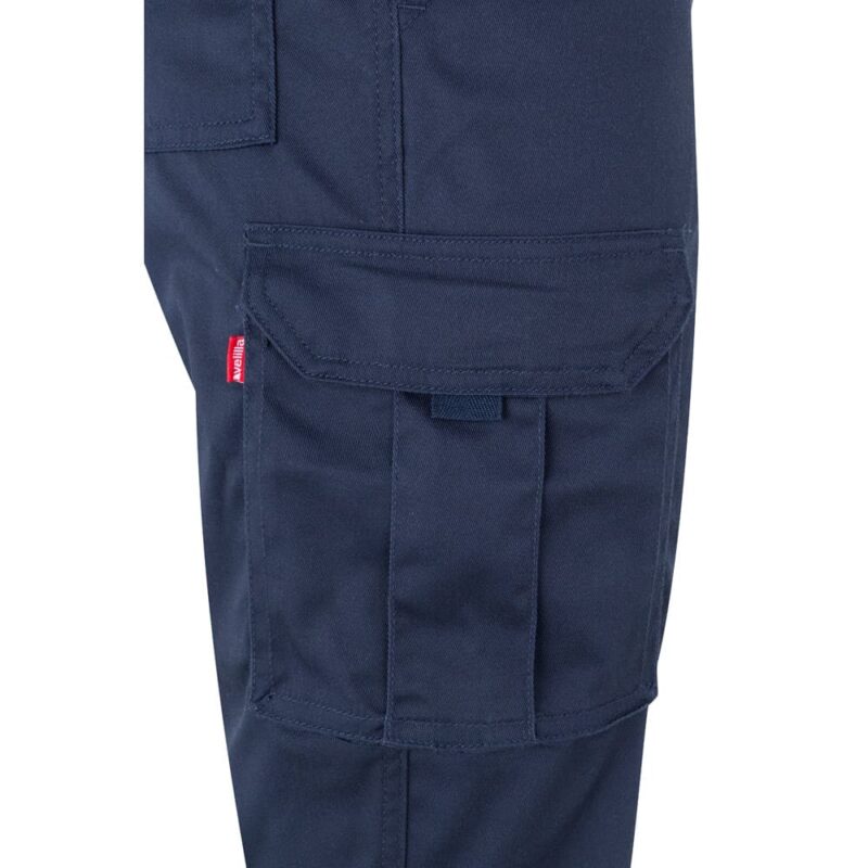 Pantaloni elasticizzati con tasche e strisce riflettenti - immagine 5