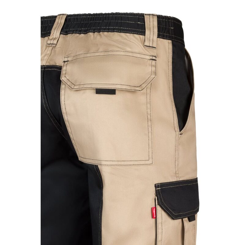 Pantaloni bicolore con tasche e rinforzo - immagine 6