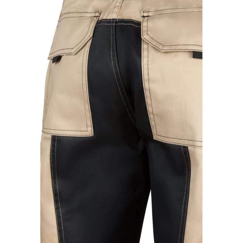Pantaloni bicolore con tasche e rinforzo - immagine 7
