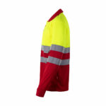 Polo bicolore con maniche lunghe - immagine 3