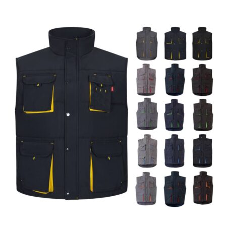 Gilet imbottito multi-tasca