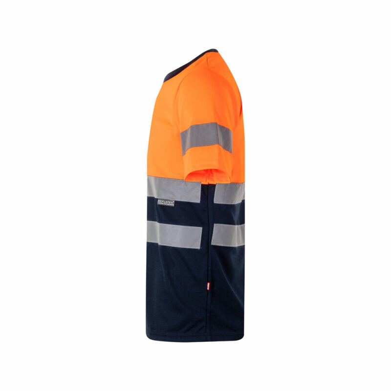 T-shirt tecnica bicolore in poliestere (100%) - immagine 3