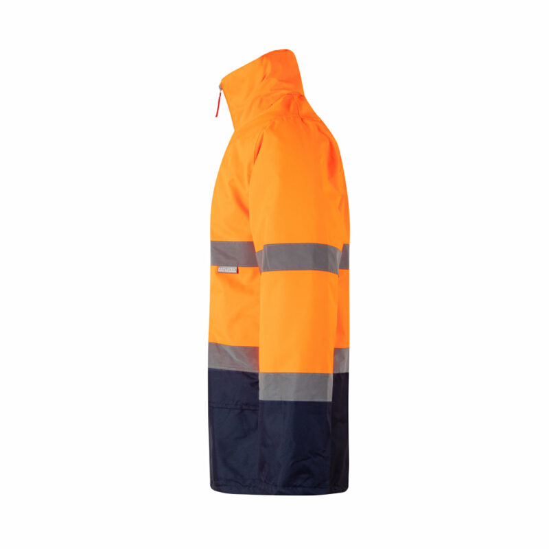 Parka bicolore in poliestere - immagine 3
