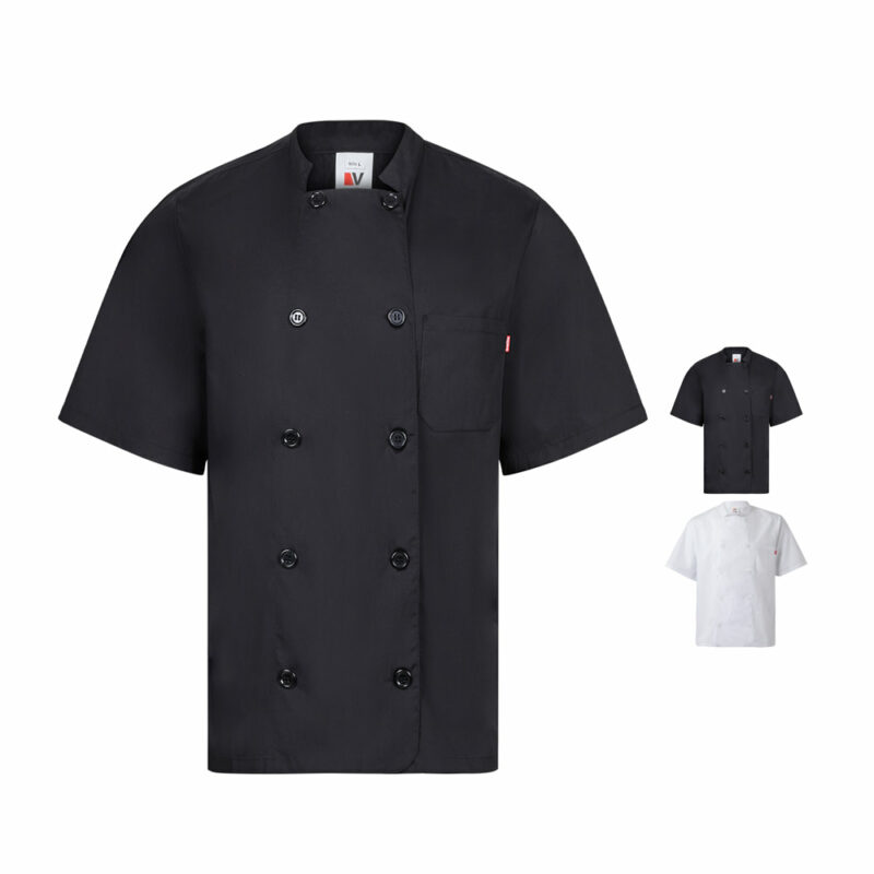 Giacca da cucina a maniche corte