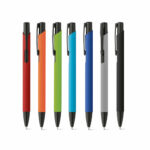 Penna in alluminio con finitura in gomma