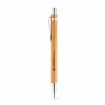 Set con penna a sfera e matita portamine in bambù - immagine 2
