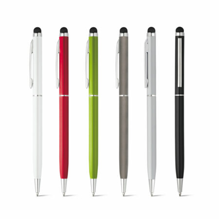 Penna a sfera in alluminio e punta touch