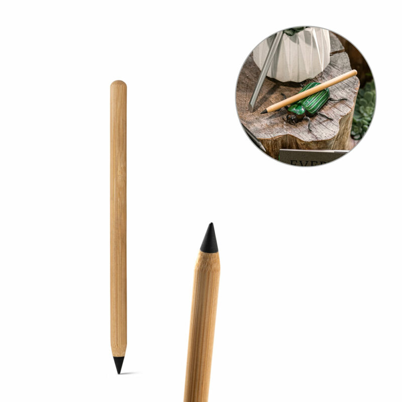 Penna in bambù senza inchiostro con punta di grafite - immagine 3