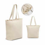 Borsa in cotone 100% con chiusura