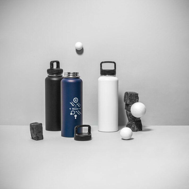 Borraccia in acciaio inox riciclato - 1200 mL - immagine 4