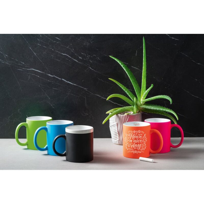 Tazza in ceramica con finitura neon 350 mL - immagine 3
