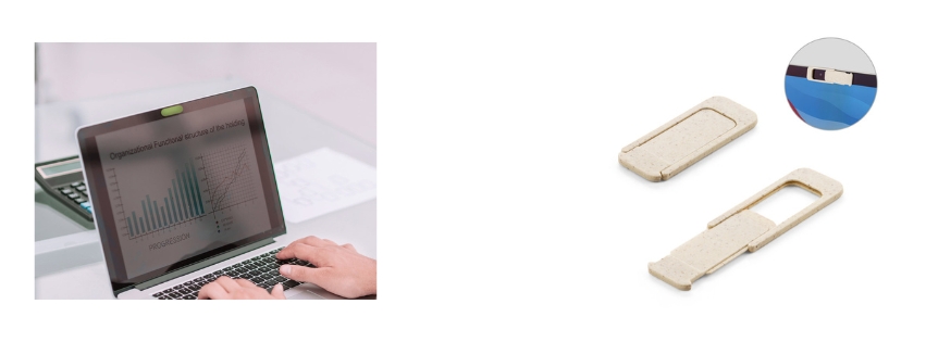 Protezione webcam con il tuo logo - Gadget personalizzabile